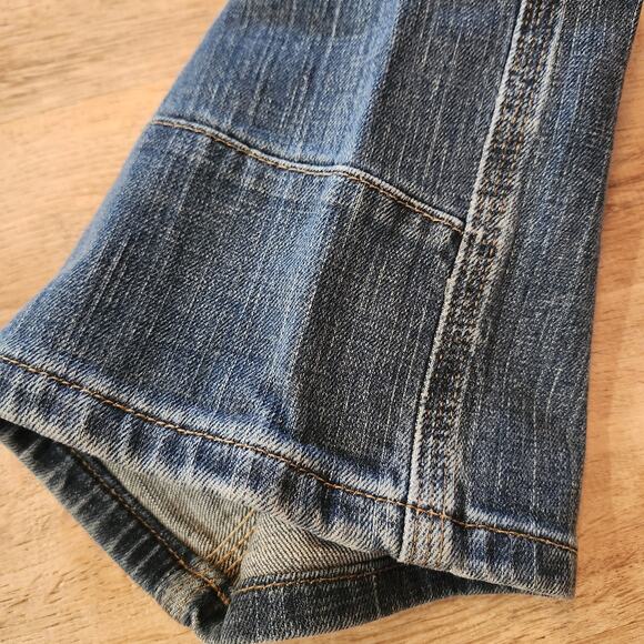 VINTAGE Carhartt Jeans Mens 30x29 Dungaree Logger Blue Double Knee EUC - Picture 7 of 8